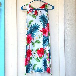 Lovely Puanani Vintage Hawaiian Dress Medium Small
